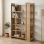 Bookcase Oslo pakoworld sonoma 100x32x146.5cm
