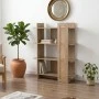 Bookcase Oslo pakoworld sonoma 75x32x95cm