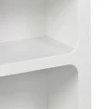 Bookcase Emersi pakoworld mdf in white color 70x35x100cm