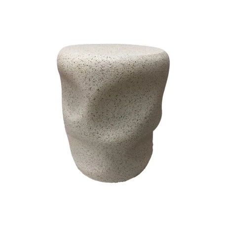 Side table Ardin pakoworld ecru MGO D39.5x49.5cm