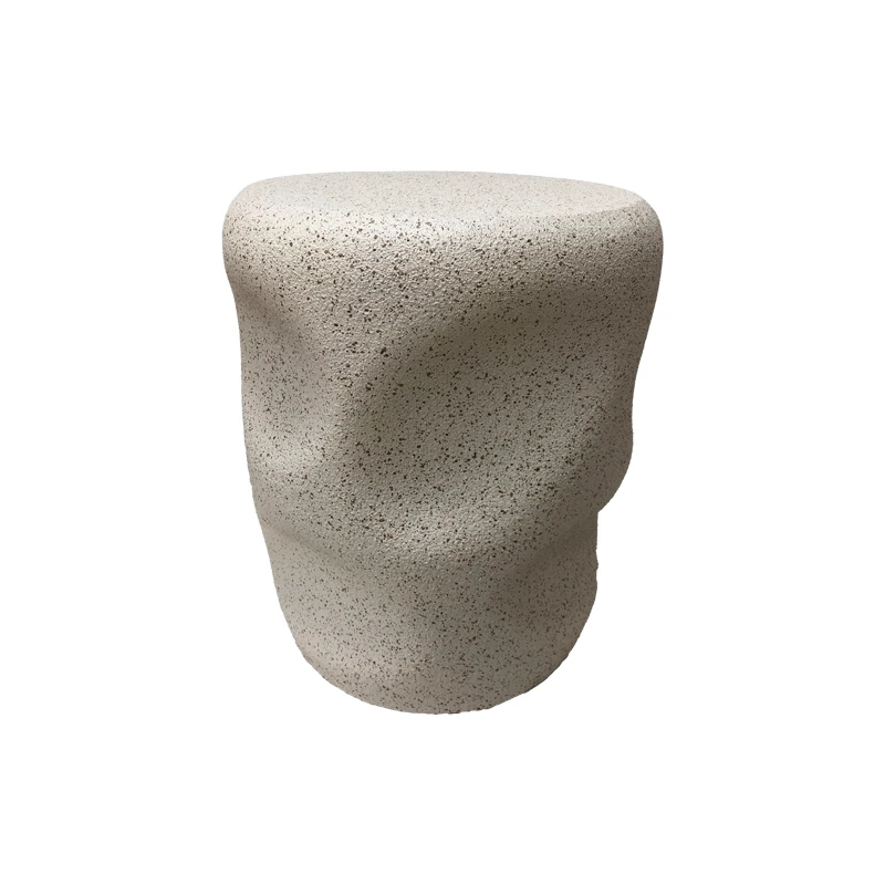 Side table Ardin pakoworld ecru MGO D39.5x49.5cm