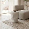 Side table Ardin pakoworld white MGO D39.5x49.5cm