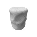 Side table Ardin pakoworld white MGO D39.5x49.5cm
