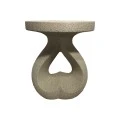 Side table Belena pakoworld ecru MGO D38.5x45.5cm