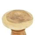 Side table Bolemo pakoworld suar walnut wood D50x45cm