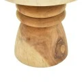 Side table Bolemo pakoworld suar walnut wood D50x45cm