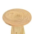 Cialo pakoworld suar wood side table in natural shade D40x50cm