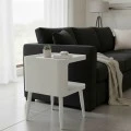 Cubino pakoworld metal side table in cream shade 35x35x50cm