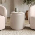 Fortox pakoworld MGO cappuccino side table D40x49.5cm