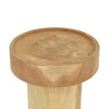 Side table Orbina pakoworld suar wood in natural shade D50x50cm