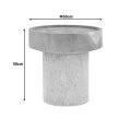 Side table Orbina pakoworld suar wood in natural shade D50x50cm