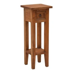 Side table Orkney pakoworld mindi wood in natural color 25x25x67cm