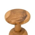 Side table Queno pakoworld suar wood in natural color D30x45cm