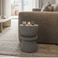 Side table Sezano pakoworld grey MGO D34x45cm