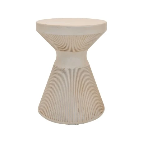 Vartio pakoworld MGO cream side table D49x66cm