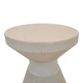 Vartio pakoworld MGO cream side table D49x66cm