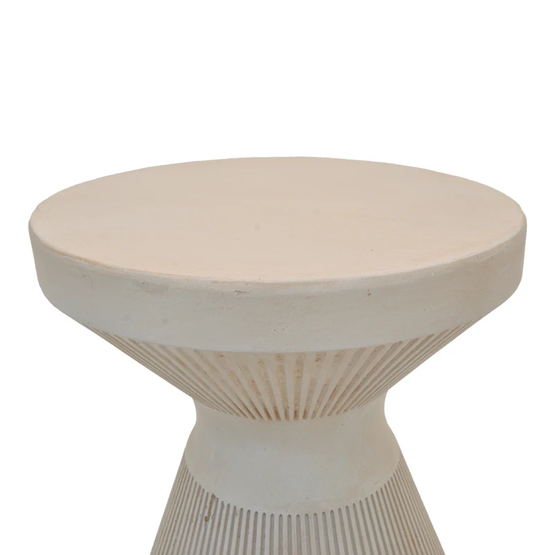Vartio pakoworld MGO cream side table D49x66cm