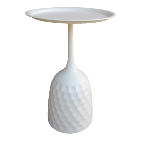 Side table Waini pakoworld metal in cream shade D39x60cm