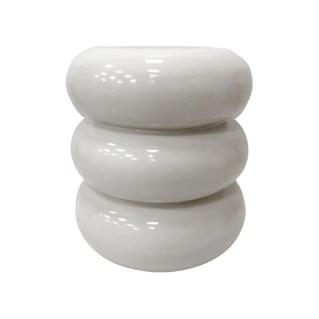 Side table Zoubi pakoworld white MGO D35x43cm