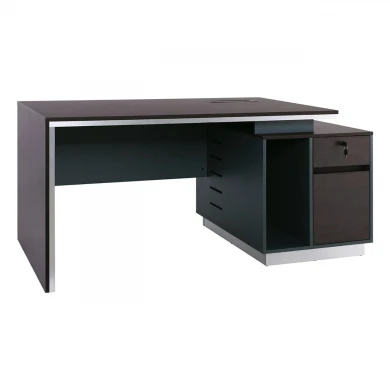 ADVANCE Desk 180x80 Dark Walnut/Grey