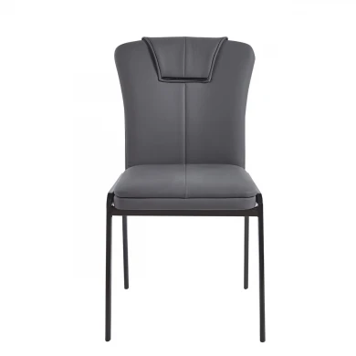 ANDRIA Chair Metal Black/Pu Anthracite