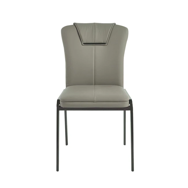 ANDRIA Chair Metal Black/Pu Green