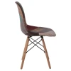 ART Wood Chair PP, Patchwork Fabric Misty Brown