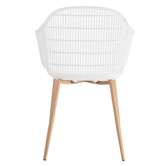 BERRY Armchair Metal Natural/PP-UV White