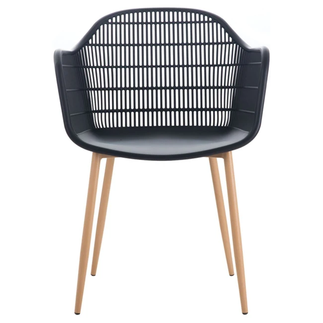 BERRY Armchair Metal Natural/PP-UV Black