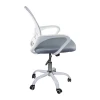 BF2101-SW (with relax) Office Chair White/Mesh Grey