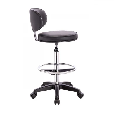 BF406 Reception-Cashier Bar Stool, Pu Black