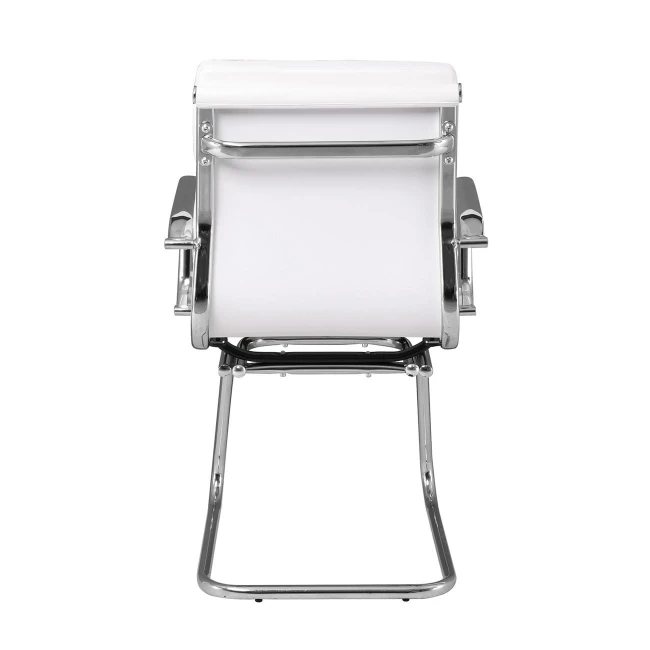 BF4800V Office Visitor Armchair White Pu