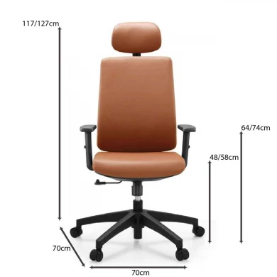 BF8200 Manager Armchair Camel Pu