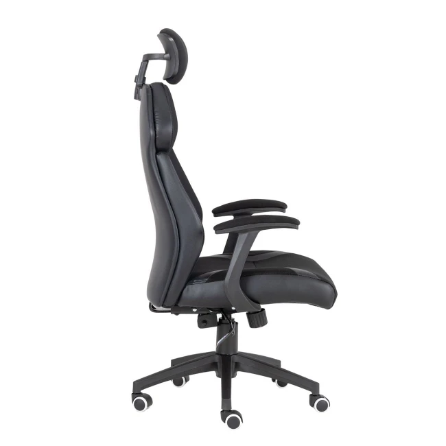 BF8300 Πολυθρόνα Γραφείου Διευθυντή Microfiber Μαύρο / PU Μαύρο