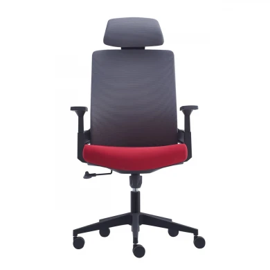 BF8900 Manager Armchair Grey Mesh/Bordeaux Fabric