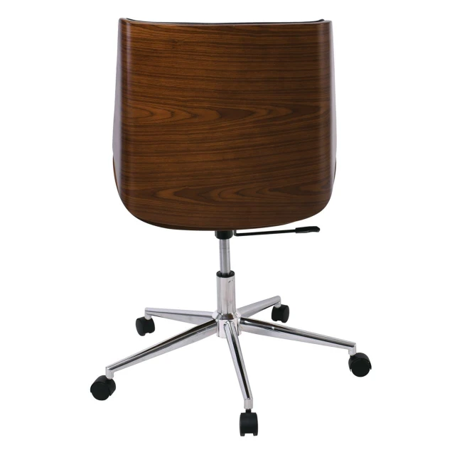 BF9860 Office Chair Walnut/Pu Black