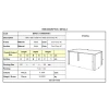 BRIO Flat Table-Pro 140x80cm Metal Cool Grey 4C