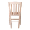 CASA Chair Unpainted with Rush Seat