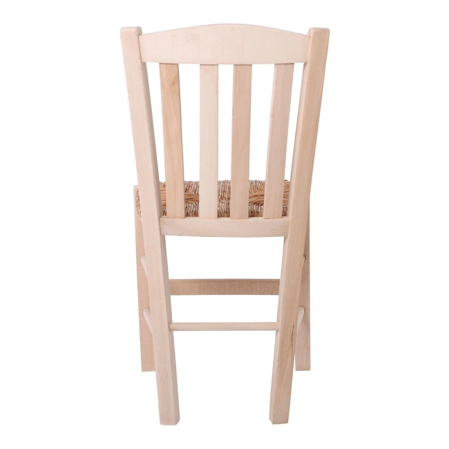 CASA Chair Unpainted with Rush Seat