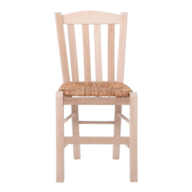 CASA Chair Unpainted with Rush Seat