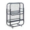 COLMAN Folding Bed 76x195x43cm/Mattress 12cm