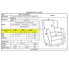 COMFORT Massage Armchair Relax Cappuccino Pu