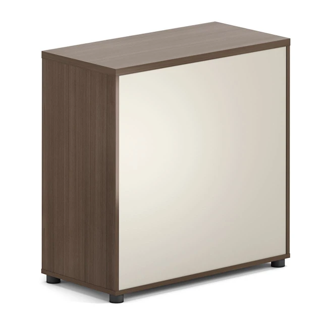 CONCEPT Low Cabinet 80x40x80cm Walnut/Beige