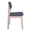 DAMA Chair Natural/Fabric Grey