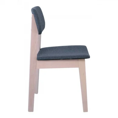 DAMA Chair Natural/Fabric Grey