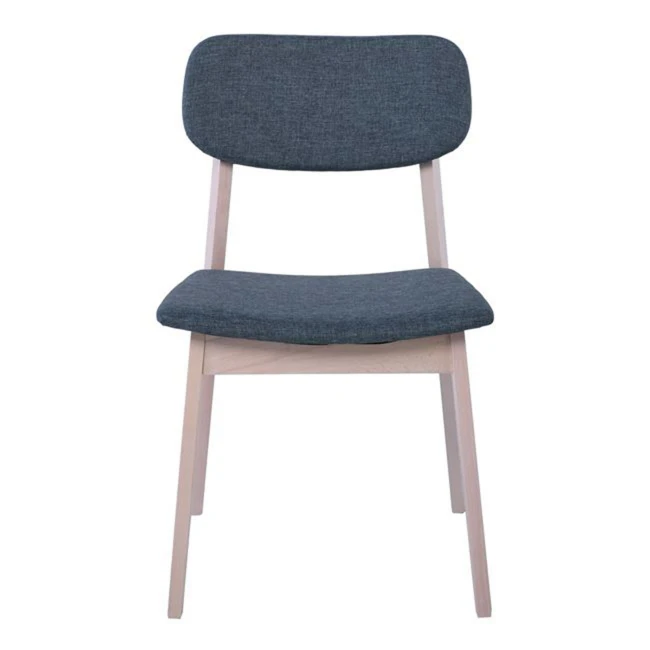 DAMA Chair Natural/Fabric Grey