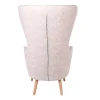 Πολυθρόνα Dovela με ύφασμα Linen σε χρώμα εκρού 77x82x120εκ.