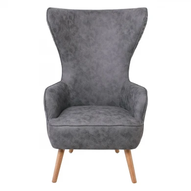 Πολυθρόνα DOVELA με ύφασμα Linen σε χρώμα γκρι 77x82x120εκ.