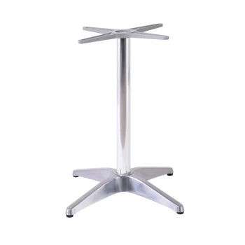 Factory table base by aluminum frame 66x66x69cm.