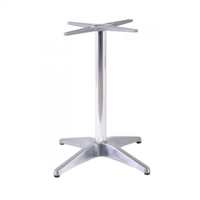 Factory table base by aluminum frame 66x66x69cm.